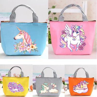 Túi giữ nhiệt ngựa thần TGNI10 đựng đồ ăn unicorn cắm trại du lịch  Cách Nhiệt Tiện Ích 28x20cm