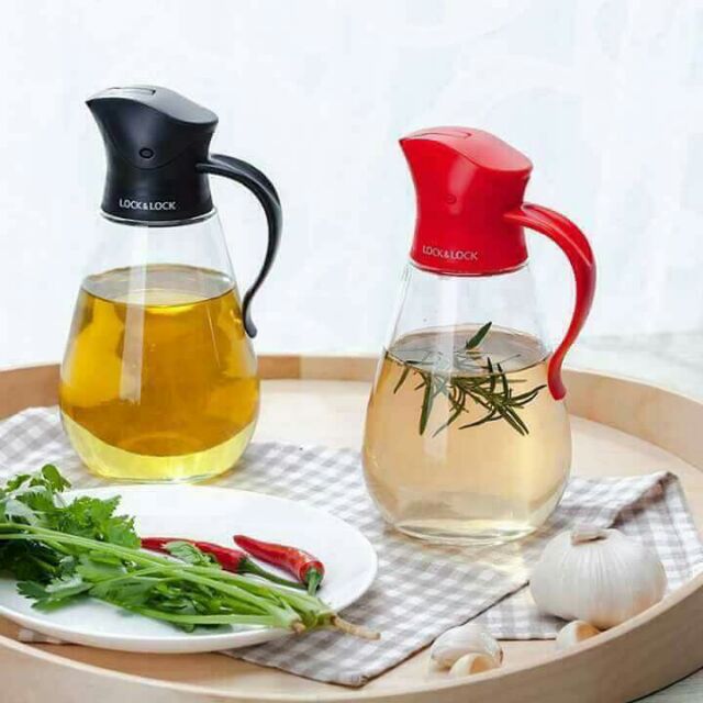💧💧💧 BÌNH RÓT DẦU THỦY TINH LOCK&LOCK 550ML 🔥🔥🔥 | BigBuy360 - bigbuy360.vn