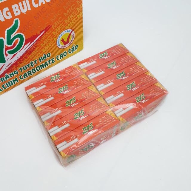 Phấn Mic viết bảng trắng hoặc màu - 1 hộp 10 viên