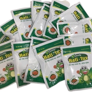 Combo 5 gói - KẸO NGẬM HATITUX - KẸO CON ẾCH - HỖ TRỢ GIẢM HO, VIÊM HỌNG