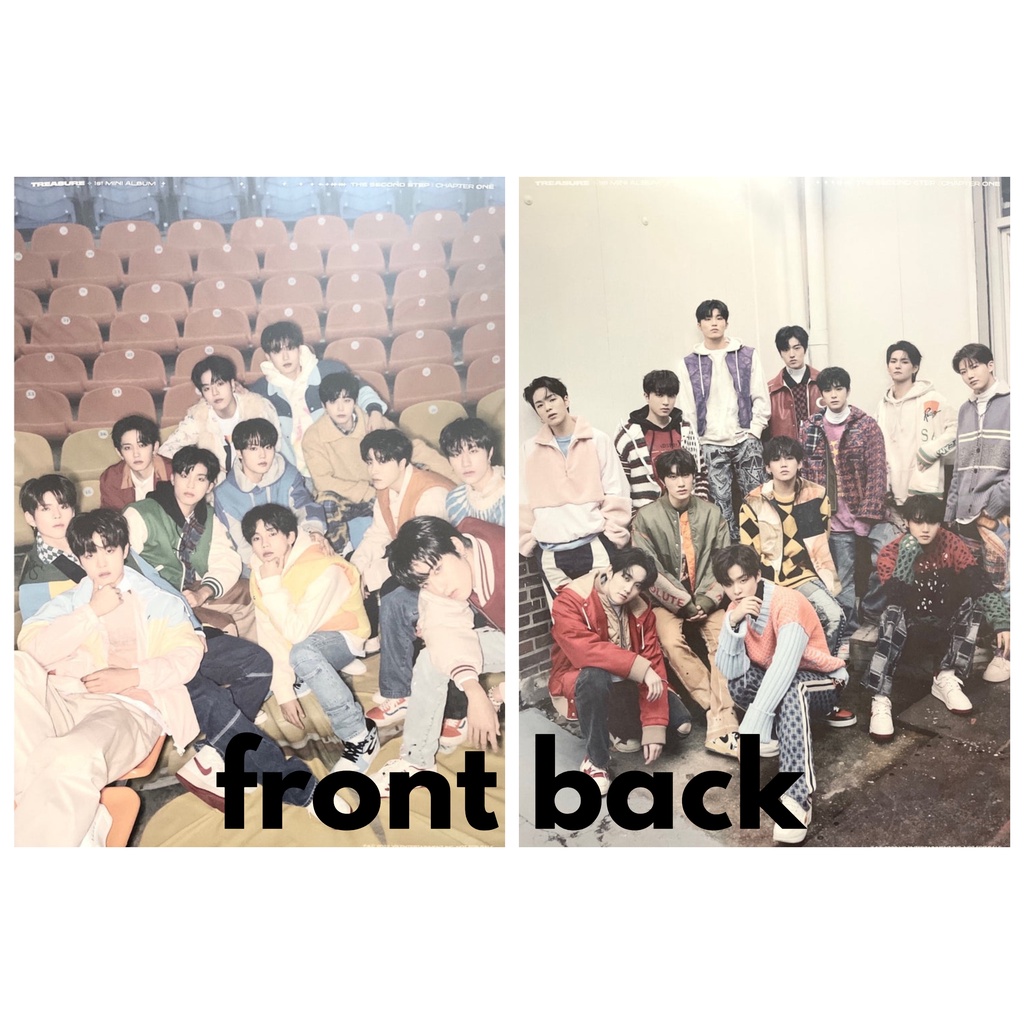 Có sẵn poster chính hãng nhóm Treasure - The first step : Chapter 1,2,3