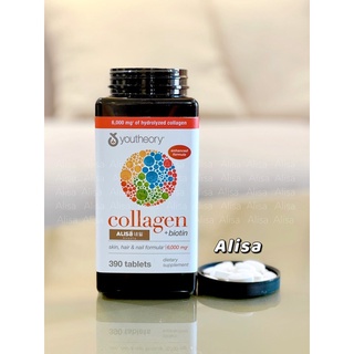 Viên uống collagen + biotin youtheory của mỹ - alisa
