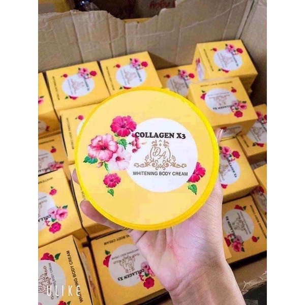 Kem Body Collagen X3 Chính Hãng Tặng Kèm Kích Trắng
