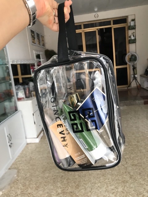 Set 3 túi nhựa trong đựng đồ đa năng loại dầy ( có ảnh chụp thật )