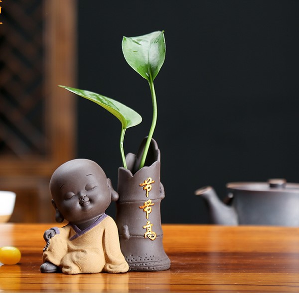 KHUYẾN MÃI LỚN Tượng Chú Tiểu Bên Cành Tre