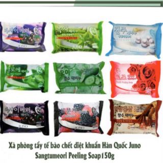 Xà bông Tẩy Tế Bào Chết Diệt Khuẩn Hàn Quốc Juno Sangtumeori Peeling Soap150g
