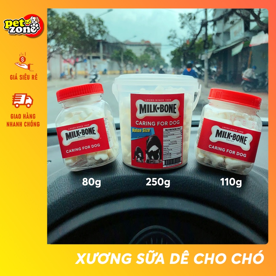 Kẹo xương sữa dê Goat Milk Bone cho chó, bánh thưởng, dog treat