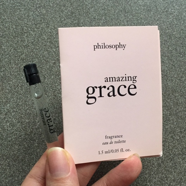 [ Vial ] - Nước hoa mini Philosophy Amazing grace (1.5ml) - made in USA
