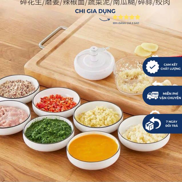 Dụng cụ xay tỏi, ớt ,gia vị, thực phẩm đa năng cầm tay