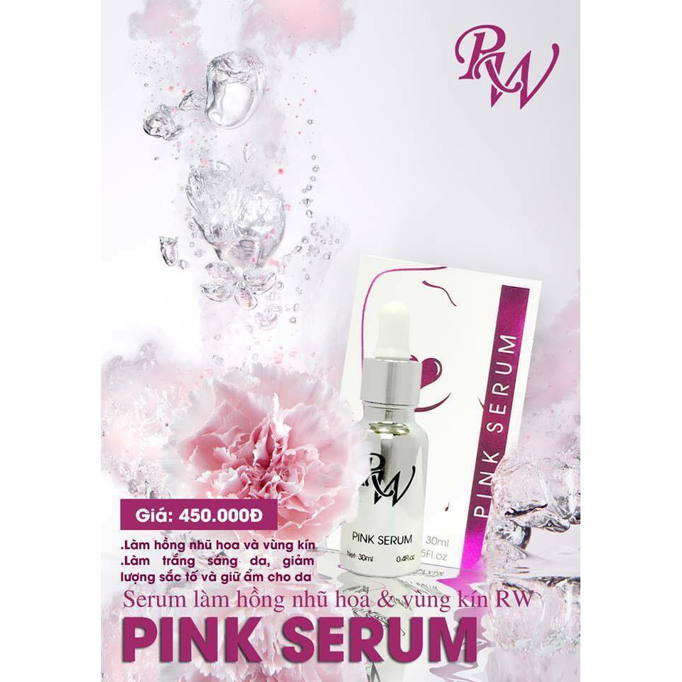 serum hồng môi hồng nhũ hoa hồng cô bé magic skin