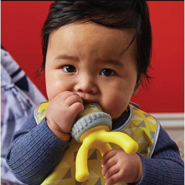 Bộ túi nhai chống hóc B.BOX Silicone an toàn, kích thích hệ tiêu hóa và vận động tay dành cho bé - Herbaby