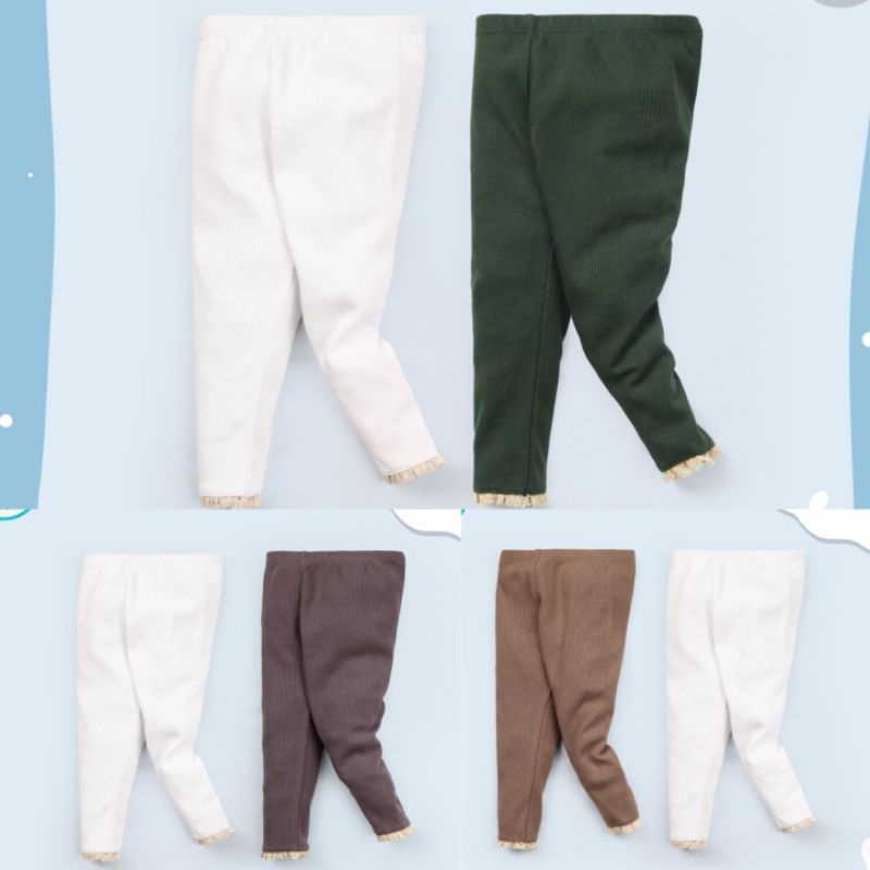 Mompa - Set 2 quần legging cho bé từ 6 tháng đến 3 tuổi