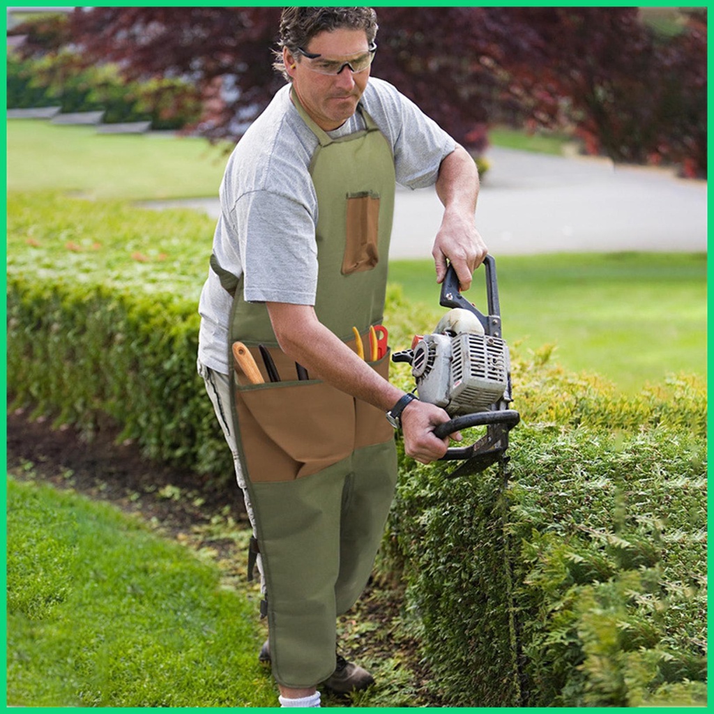 Tạp Dề Vải Oxford Có Túi Dễ Điều Chỉnh Có Túi Tiện Dụng