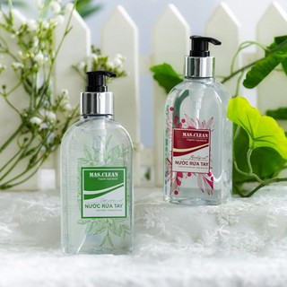 Nước rửa tay hữu cơ dưỡng da Mas.Clean - chai 300ml