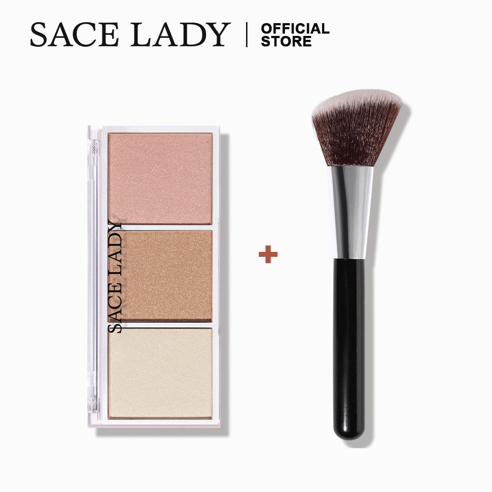 Bảng Phấn Bắt Sáng Và Tạo Khối Sace Lady Kèm Cọ4,5g | BigBuy360 - bigbuy360.vn