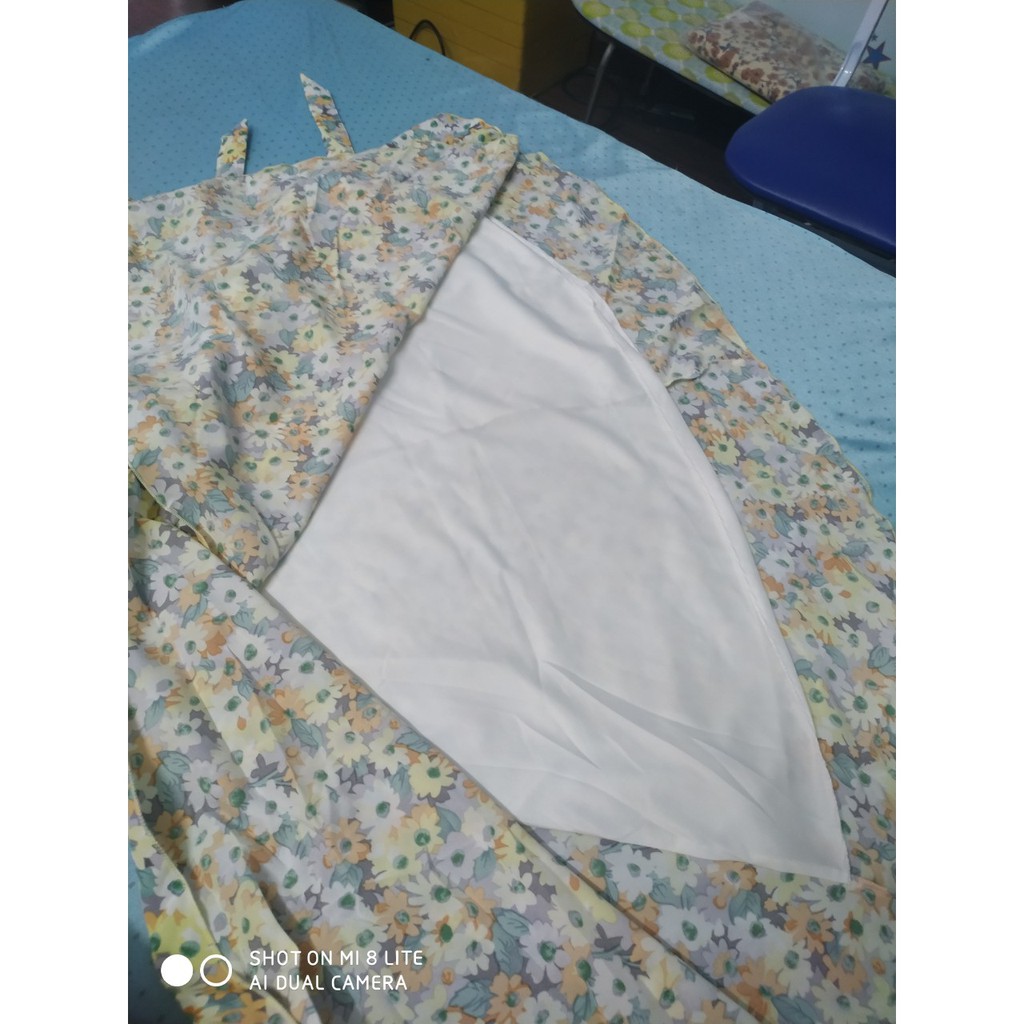 [Đủ size ] Đầm hoa -Váy nữ váy hoa vàng nhẹ nhàng dễ thương size từ 40-71kg | BigBuy360 - bigbuy360.vn
