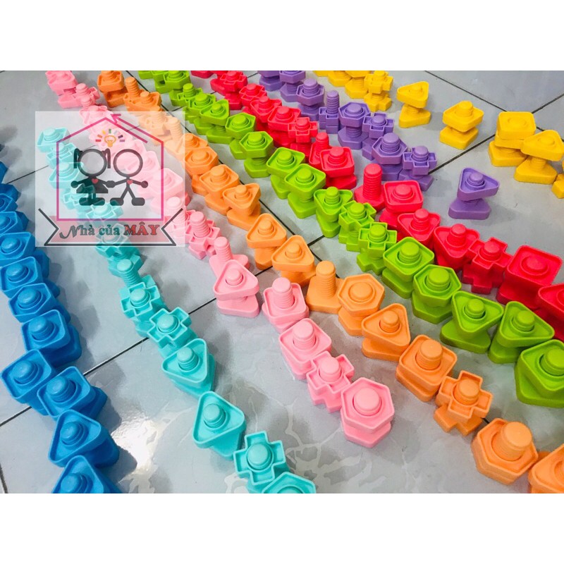 Ốc vít nhựa set 4 cặp/6 cặp/ 8 cặp/full bộ 16 cặp | BigBuy360 - bigbuy360.vn