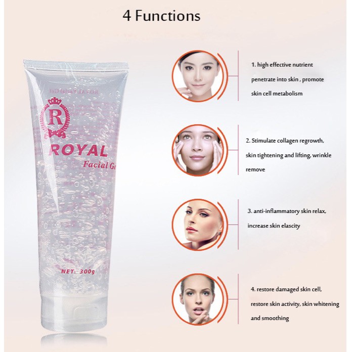 Gel lạnh Royal 300ml dùng cho Máy Nâng Cơ, Hifu, Máy Triệt Lông, Máy RF