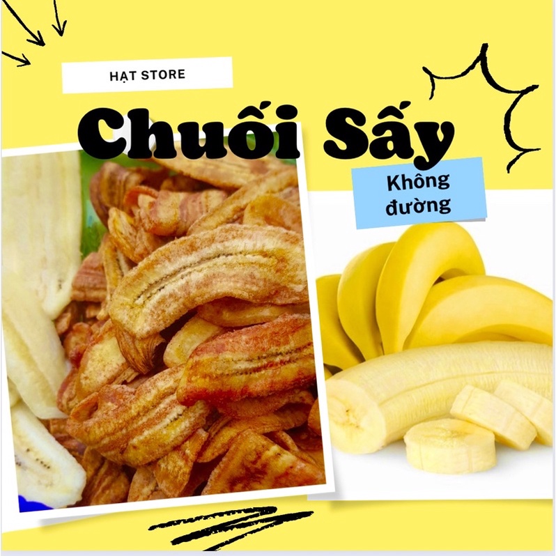 100Gr Chuối Sấy Không Đường Gia Lai Gói Mini Dùng Thử