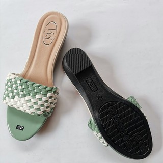 Dép cao gót 5 phân nữ đan lưới