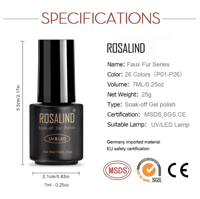 Sơn Gel uv hiệu ứng phát quang Rosalind - A172