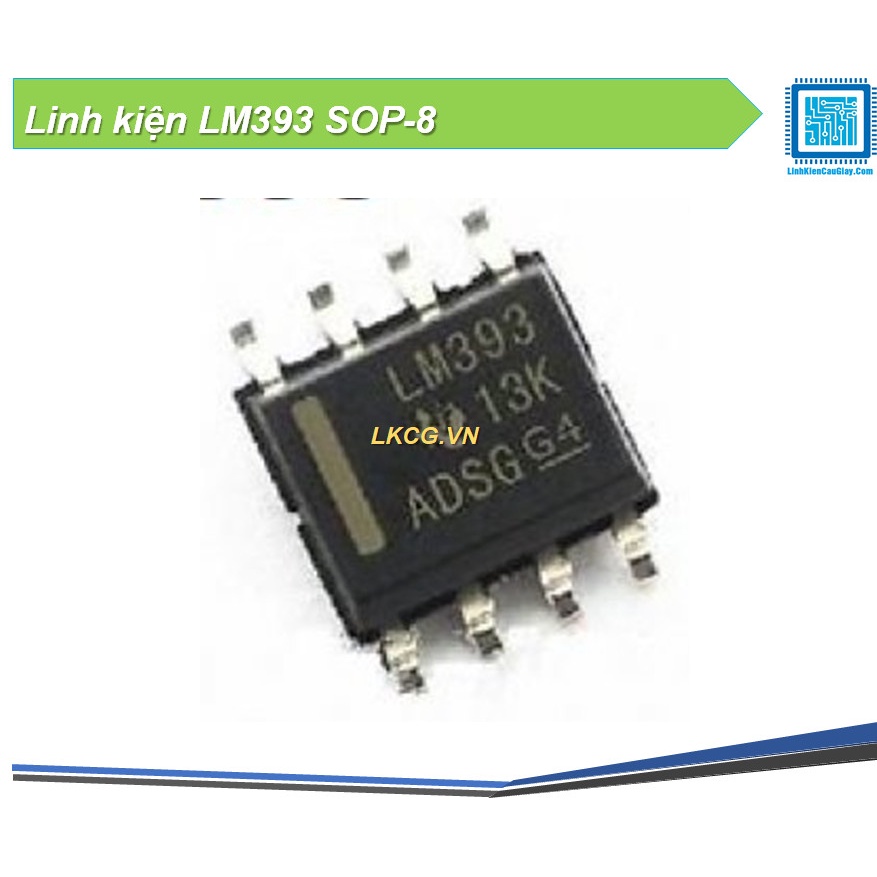 Linh Kiện Lm393 Sop - 8