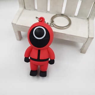 Móc khóa nhân vật Squid game hot trend chất liệu silicone cao cấp