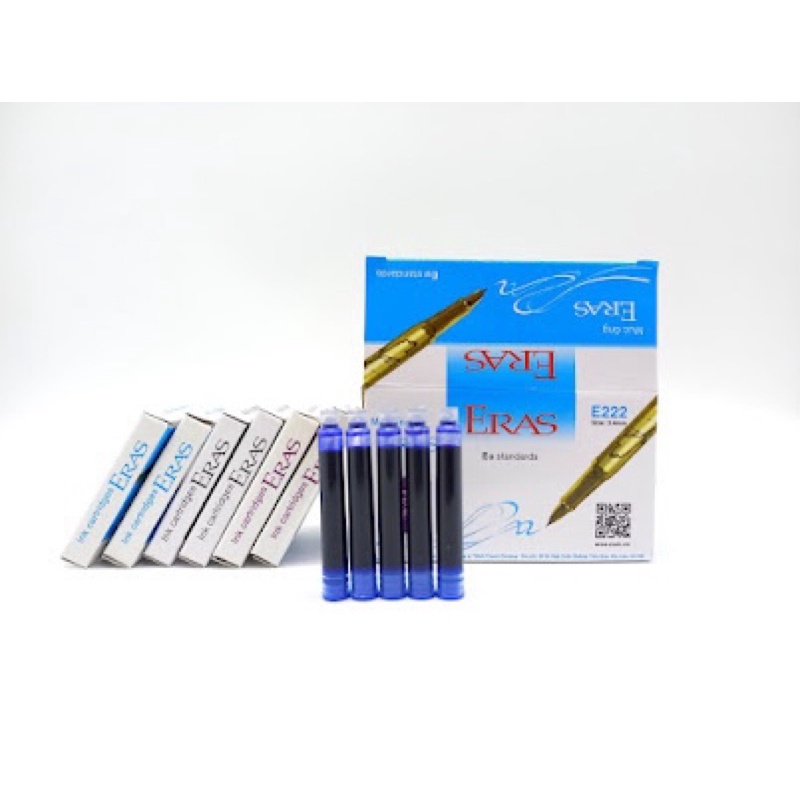 Set 5 ống mực E222 cỡ 3.4mm chính hãng Eras