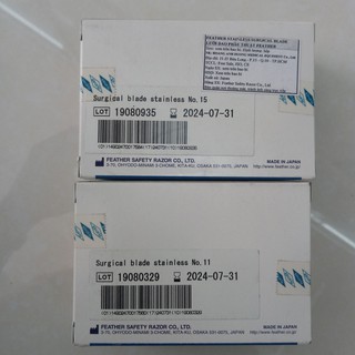 LƯỠI DAO PHẪU THUẬT NHẬT SIÊU BÉN (100 CÁI/HỘP)