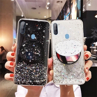 Ốp điện thoại kim sa có giá đỡ cho Samsung Galaxy A22 A12 A11 A31 A32 A51 A71 A10 A20 A30 A21S A02S A10S A20S A30S A50S