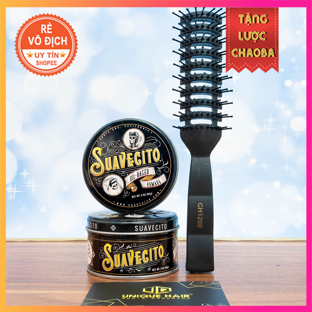 [Chính Hãng] Sáp vuốt tóc SUAVECITO OIL BASED Pomade – 85g USA