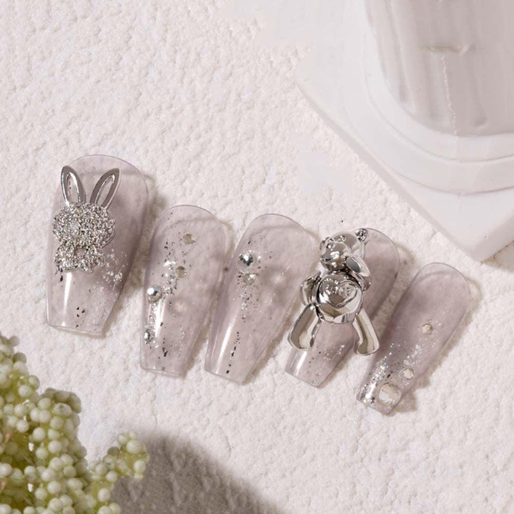 Nghệ thuật móng tay CABEZA.Bộ Phụ Kiện Trang Trí Móng Tay Nghệ Thuật DIY Hình Nơ / Chìa