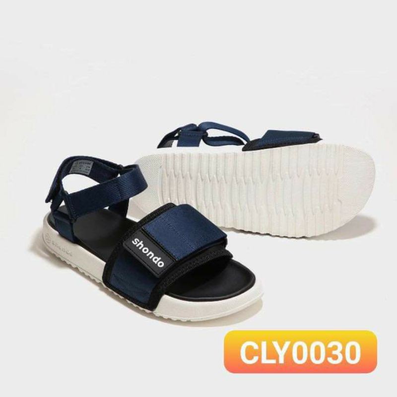 Giày sandals Shondo Chicly màu xanh đen CLY0030