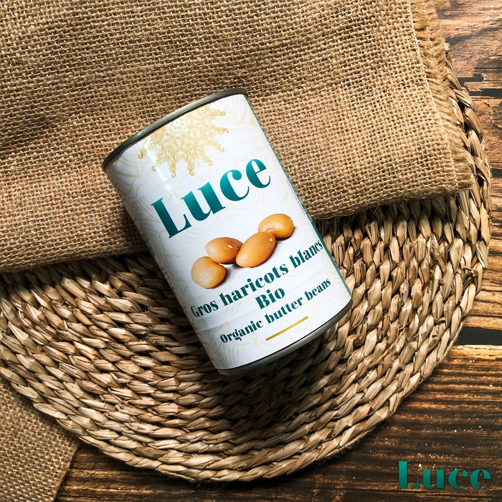 Đậu Trắng To Hữu Cơ Luce 400g - Organic Buttee Beans Luce 400g