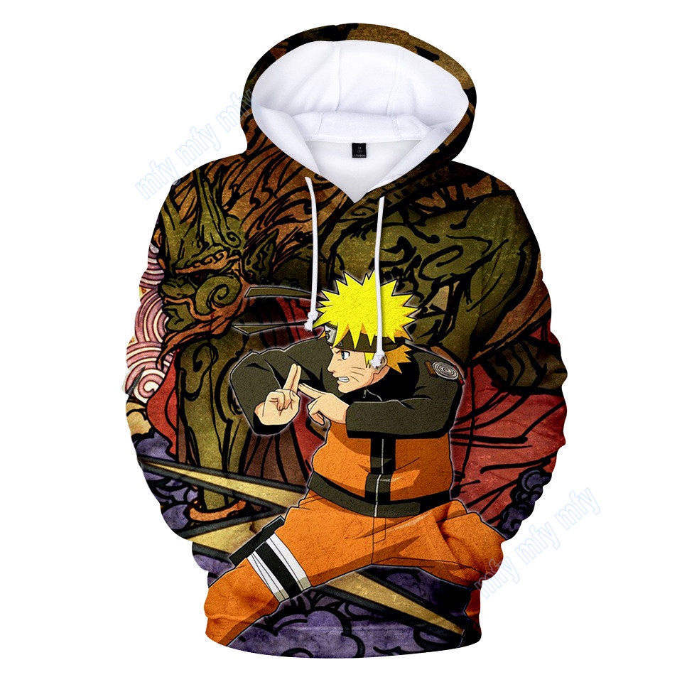Áo Khoác Hoodie In Hình Naruto Kakashi Itachi Sasuke Cho Bé Trai Bé Gái
