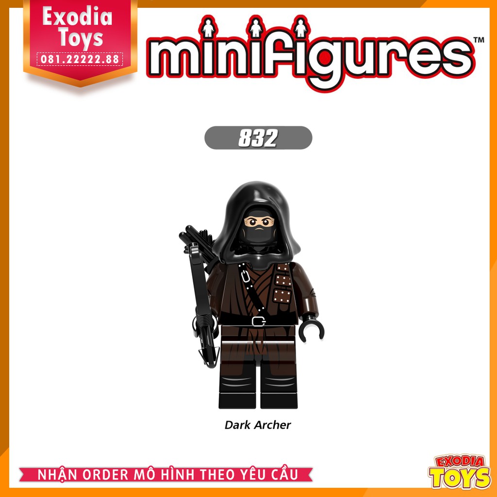 Xếp hình Minifigure siêu anh hùng và kẻ phản diện DC Comics - Đồ Chơi Lắp Ghép Sáng Tạo - X0188