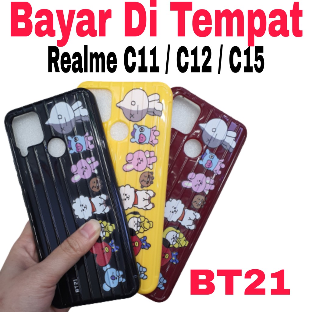 Ốp Điện Thoại Mềm In Hình Bt21 Cho Realme C11 / Image Realme C12 / Image Realme C15