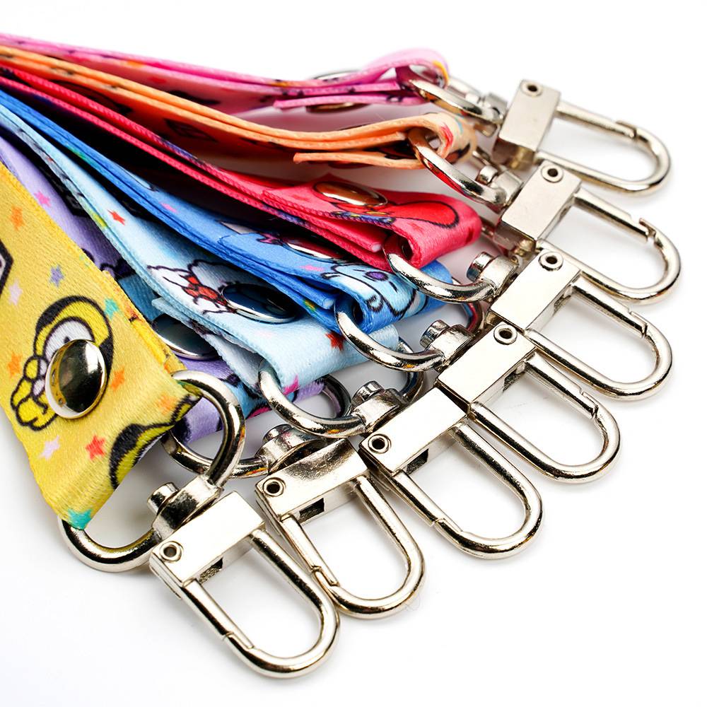 Móc khóa dây KPOP BTS BT21 Cartoons  Printed Keychain Wristlet For Key Chain Lanyard Long Hanging Strap Key Rings Charms DIY Jewelry Accessory COOKY KOYA MANG RJ SHOOKY TATA