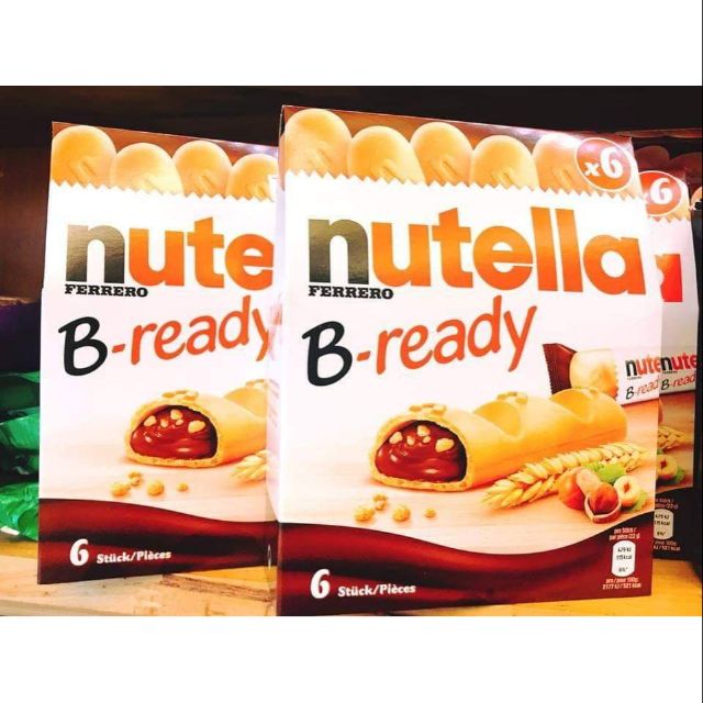 Bánh mì nhân kem hạt dẻ Nutella nội địa Đức