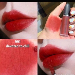 Son kem lì M.A.C 𝑷𝒐𝒘𝒅𝒆𝒓 𝑲𝒊𝒔𝒔 𝑳𝒊𝒒𝒖𝒊𝒅 991 đỏ gạch
