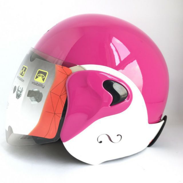 Mũ Bảo Hiểm 3/4 AGU Có Kính