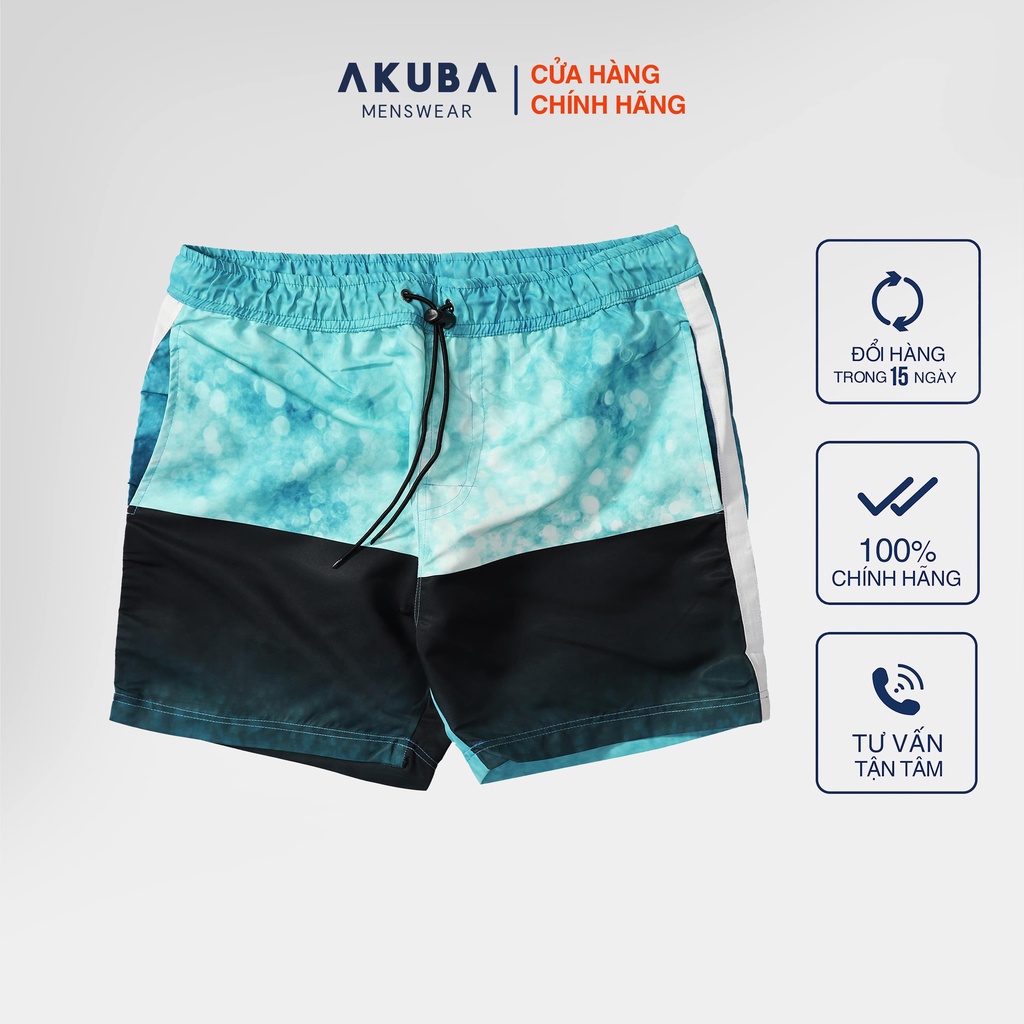 Quần Short Đi Biển Nam Thoáng Mát Akuba | 3010