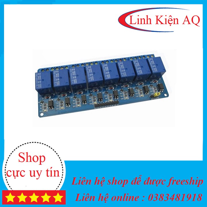 Module Relay 5v 8 kênh có opto - Cách Ly Quang