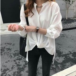 ÁO SƠ MI XOẮN CÔNG SỞ MÀU XANH DƯƠNG, XANH LÁ, TRẮNG( HÓA TỐC)