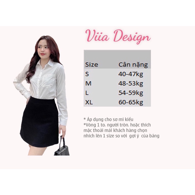 Sơ mi tay bèo Túi Ngực AN0109 VIIA DESIGN