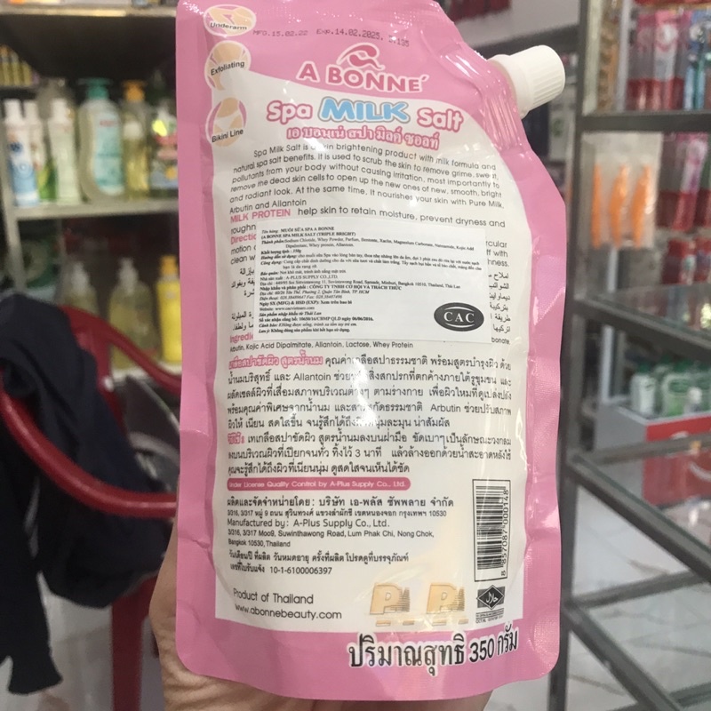 Muối tắm sữa chua spa A Bonné 350g