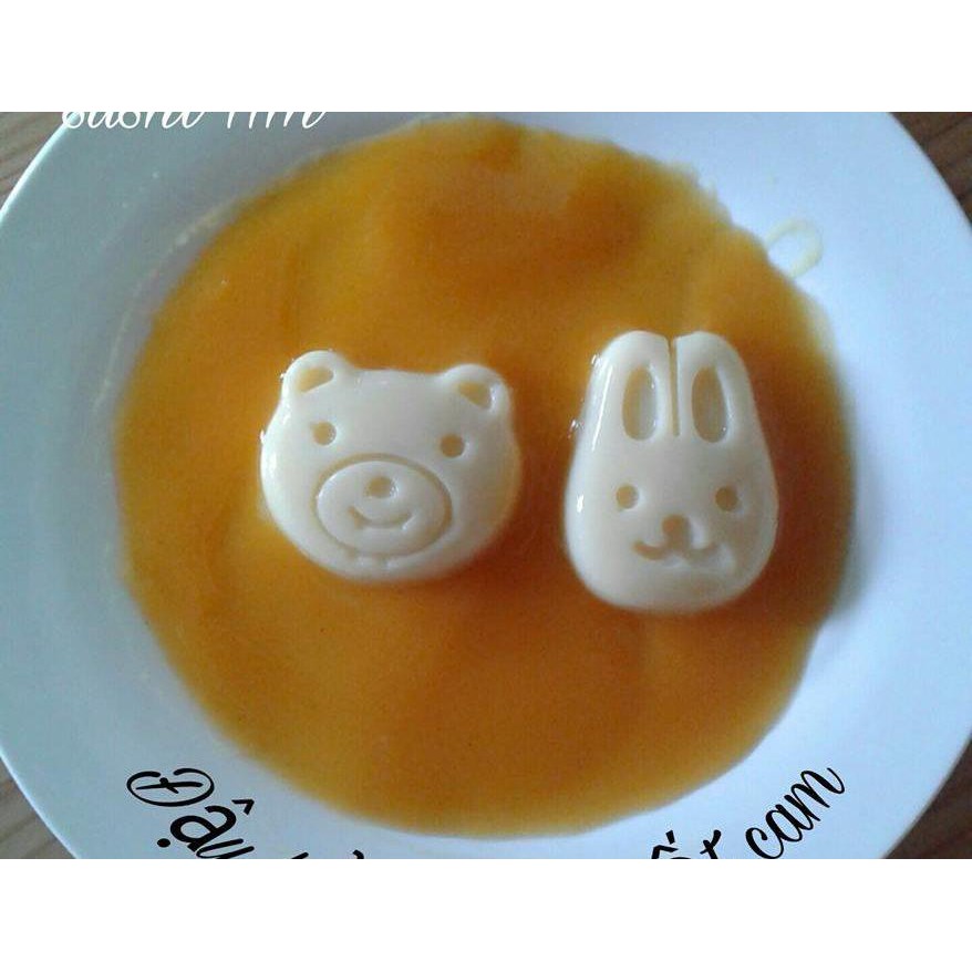Khuôn làm bánh, làm cơm bento cho bé tập ăn dặm hình dạng đáng yêu