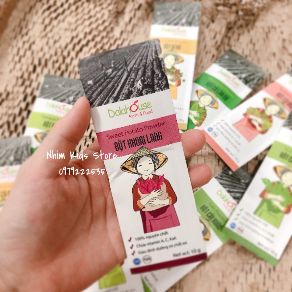 [DalatHouse -10 gam] Bột khoai lang sấy lạnh rắc cháo cho bé ăn dặm