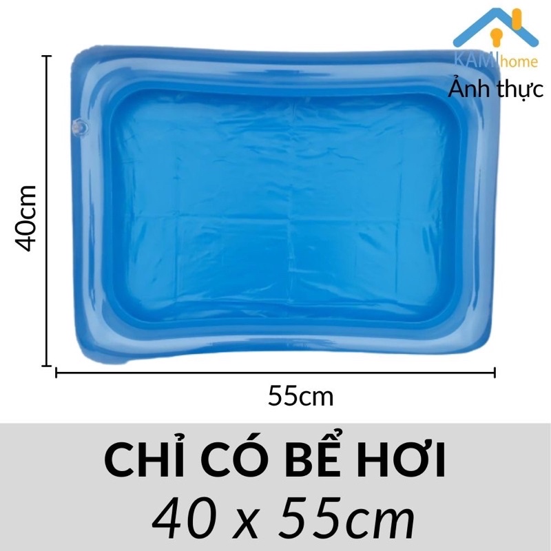 Đồ chơi Bể phao nước Câu cá cỡ Lớn 40*55cm Đủ bộ gồm Bể hơi+Cần câu+Bơm+Cá gắn nam châm