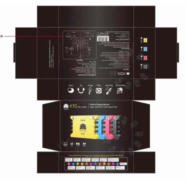 Soundcard K10 bản 2020 _ Kỉ Niệm 10 năm của XOX K10 âm thanh cực hay